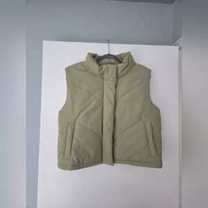 Sage Green Puffer Vest